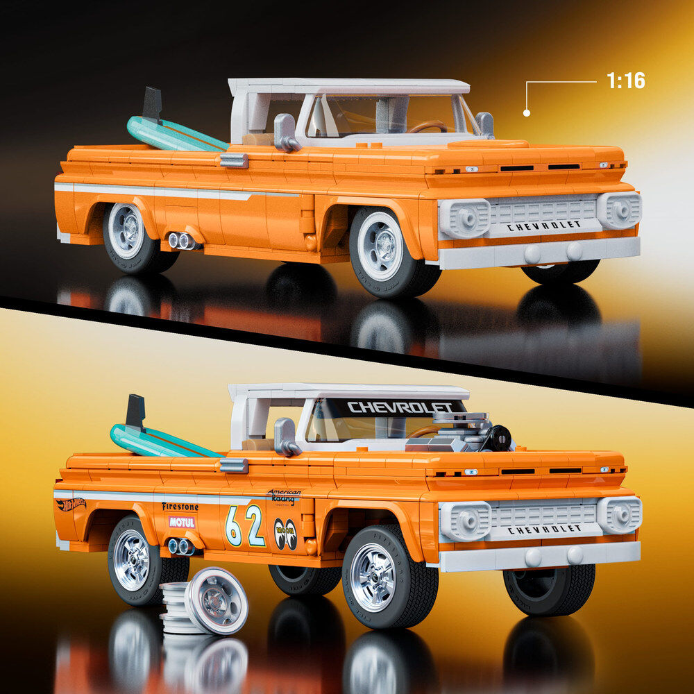 Hot Wheels 62 Chevy Pickup Elite construction set