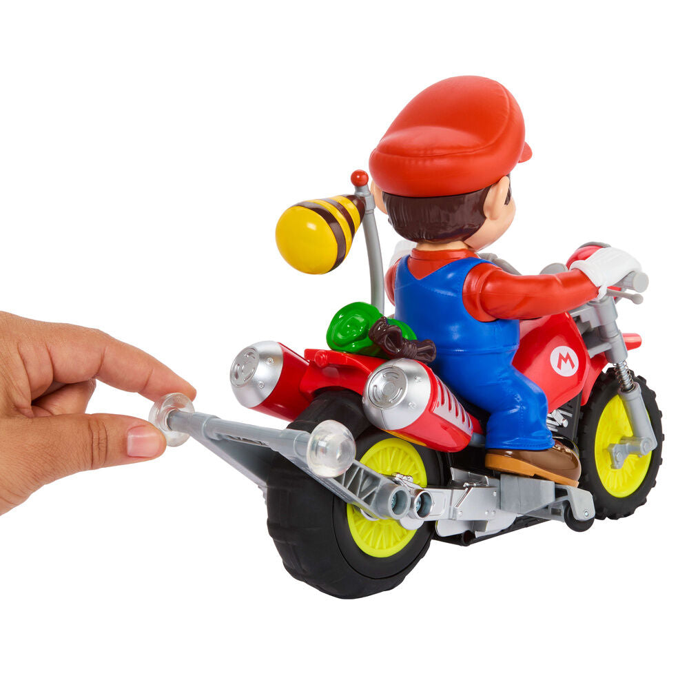 Hot Wheels Super Mario Bros - Super Mario Galaxy Movie Mario wheelie motocross RC
