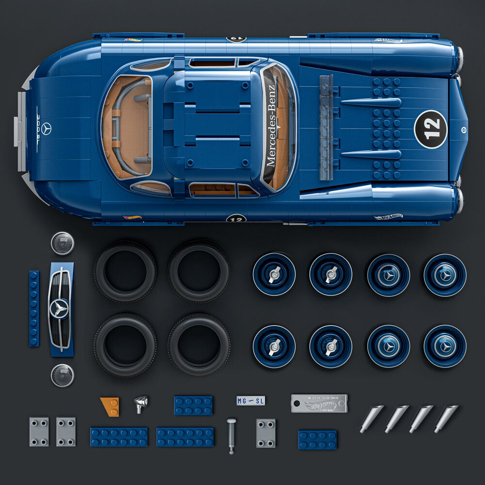 Hot Wheels Mercedes 300SL Premium construction set