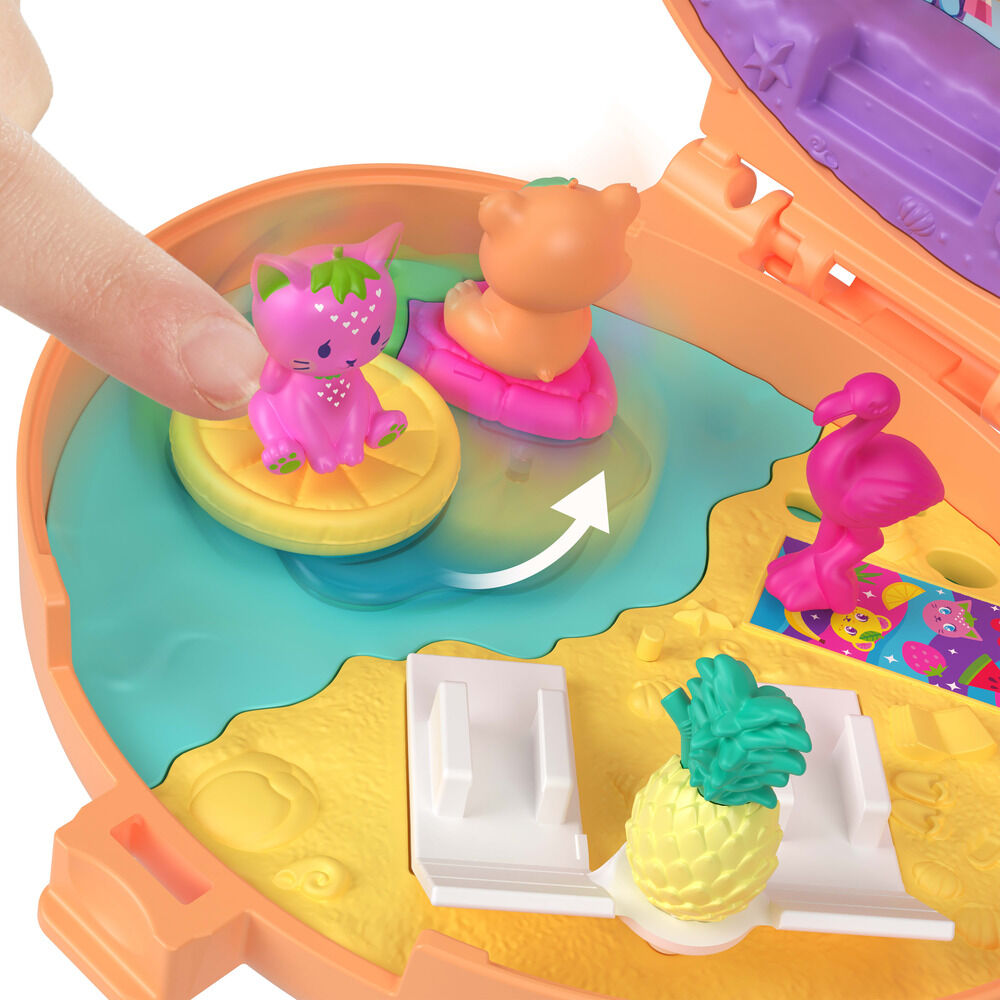 Polly Pocket plushie bear compact
