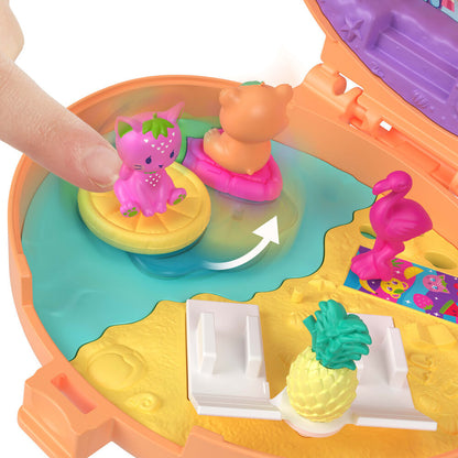 Polly Pocket plushie bear compact