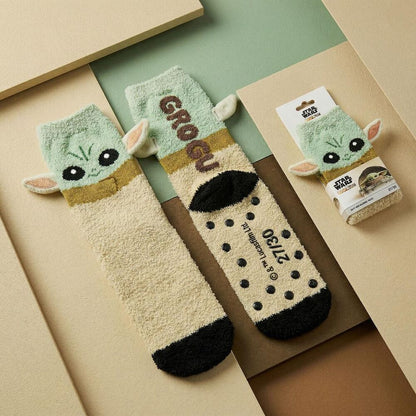 Star Wars The Mandalorian Baby Yoda anti-slip socks Nerdscape
