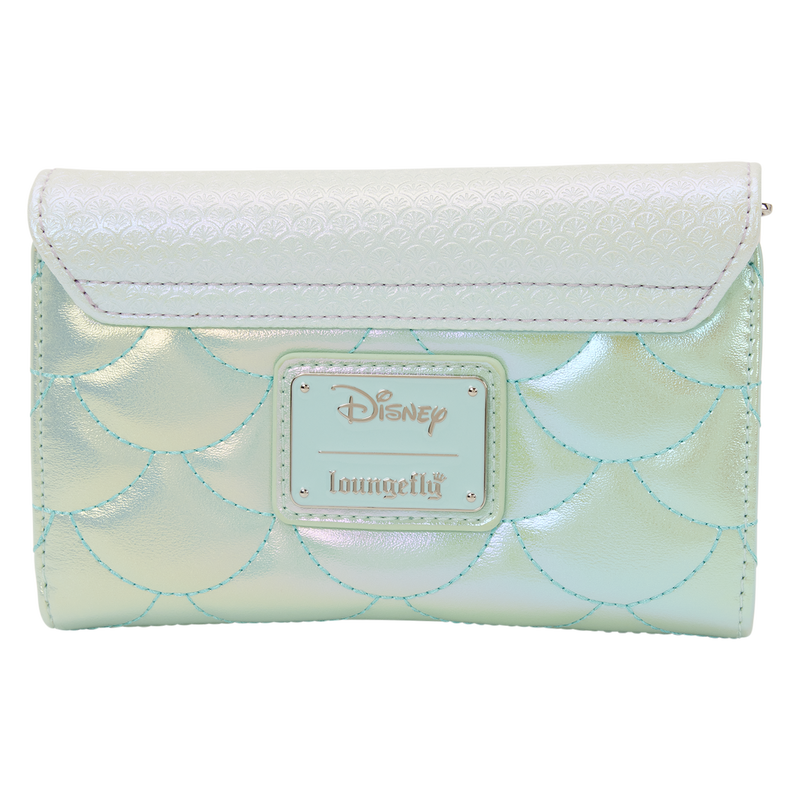 Loungefly Disney The Little Mermaid Iridescent Pearl flap wallet Nerdscape