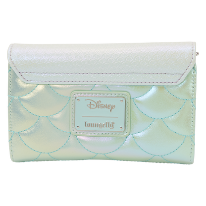 Loungefly Disney The Little Mermaid Iridescent Pearl flap wallet Nerdscape