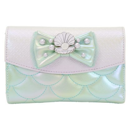 Loungefly Disney The Little Mermaid Iridescent Pearl flap wallet Nerdscape