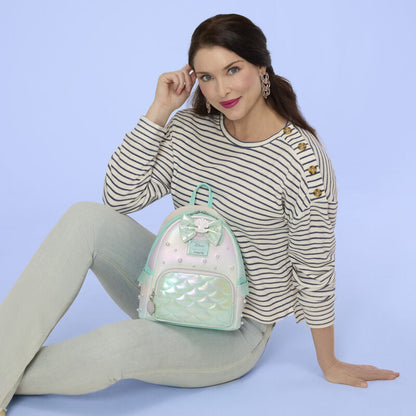 Loungefly Disney The Little Mermaid Iridescent Pearl backpack 26cm Nerdscape