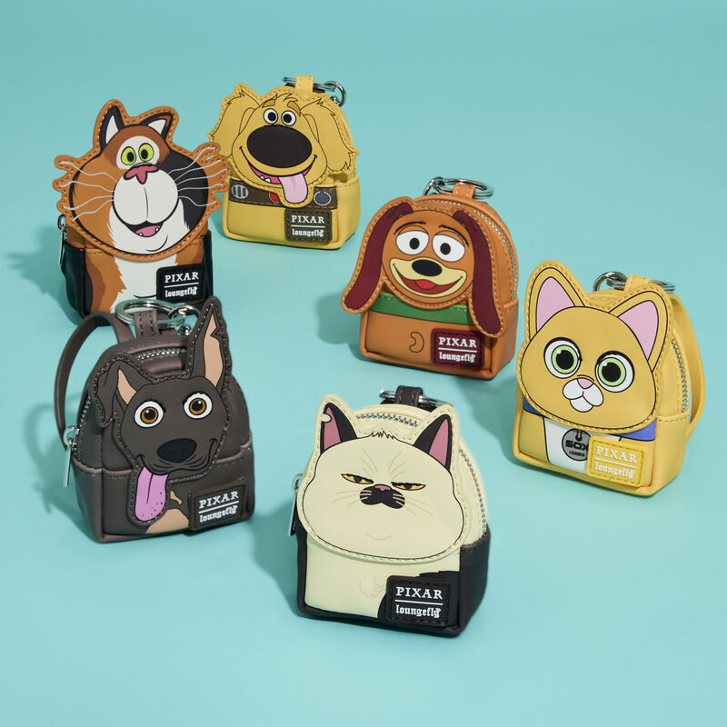 Loungefly Disney Pixar Dogs & Cats assorted Mystery mini backpack keychain Nerdscape