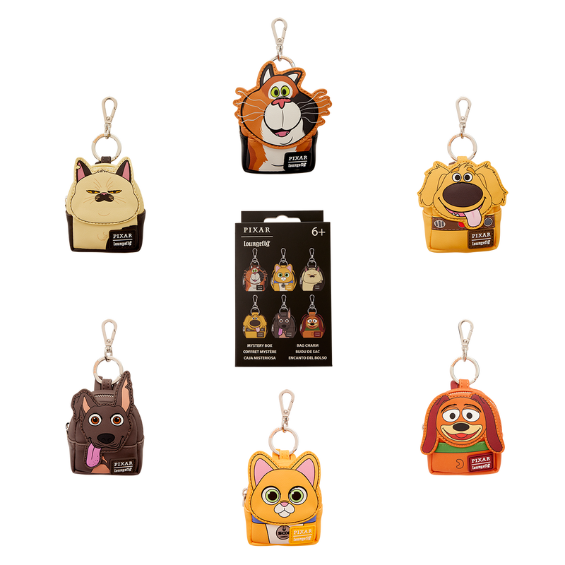 Loungefly Disney Pixar Dogs & Cats assorted Mystery mini backpack keychain Nerdscape