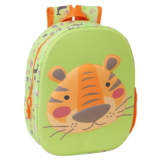 Tiger 3D backpack 33cm