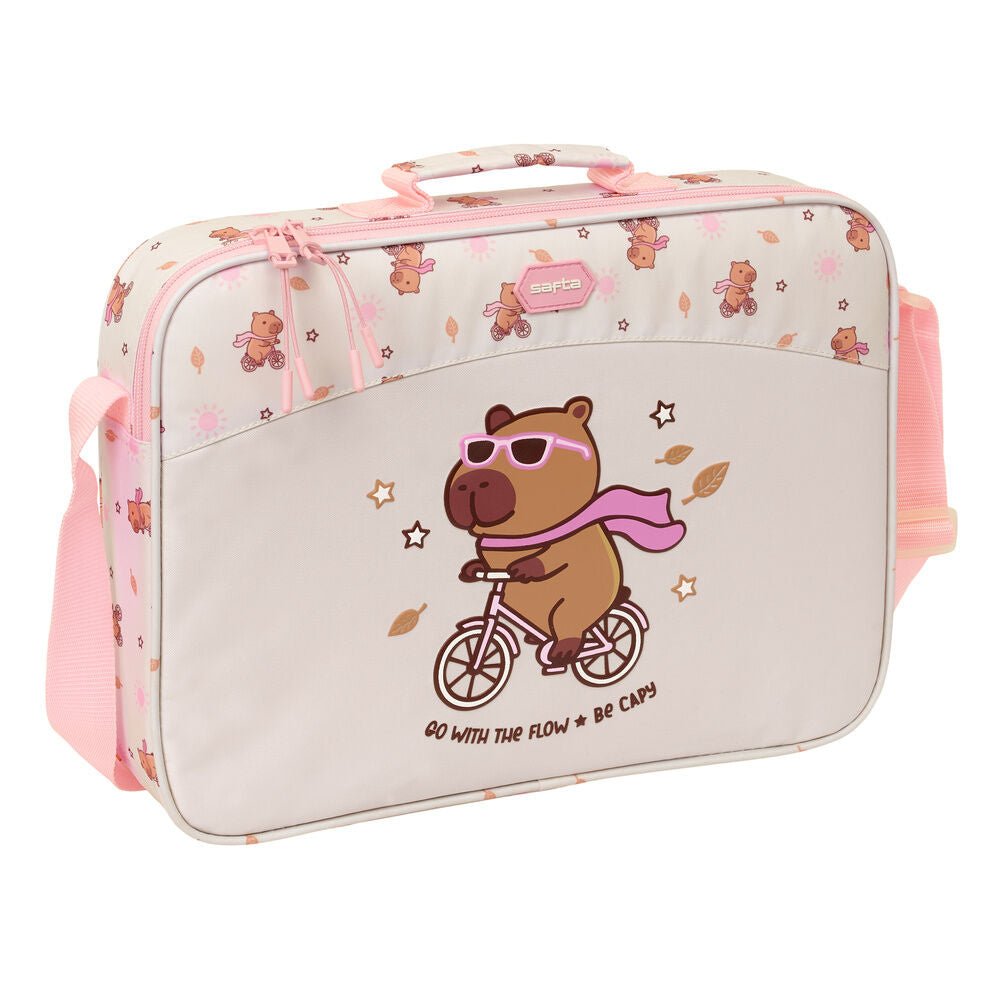 Capybara school briefcase