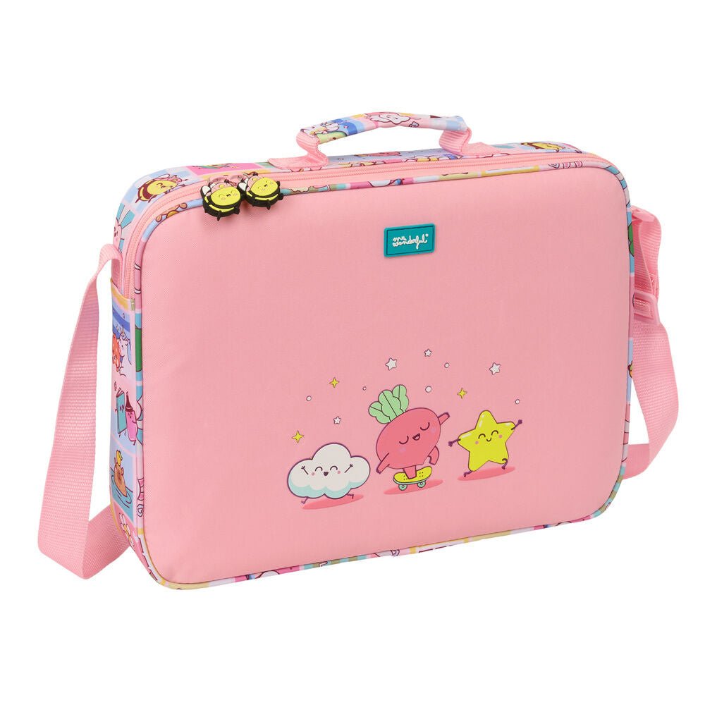 Mr. Wonderful Comic school briefcase