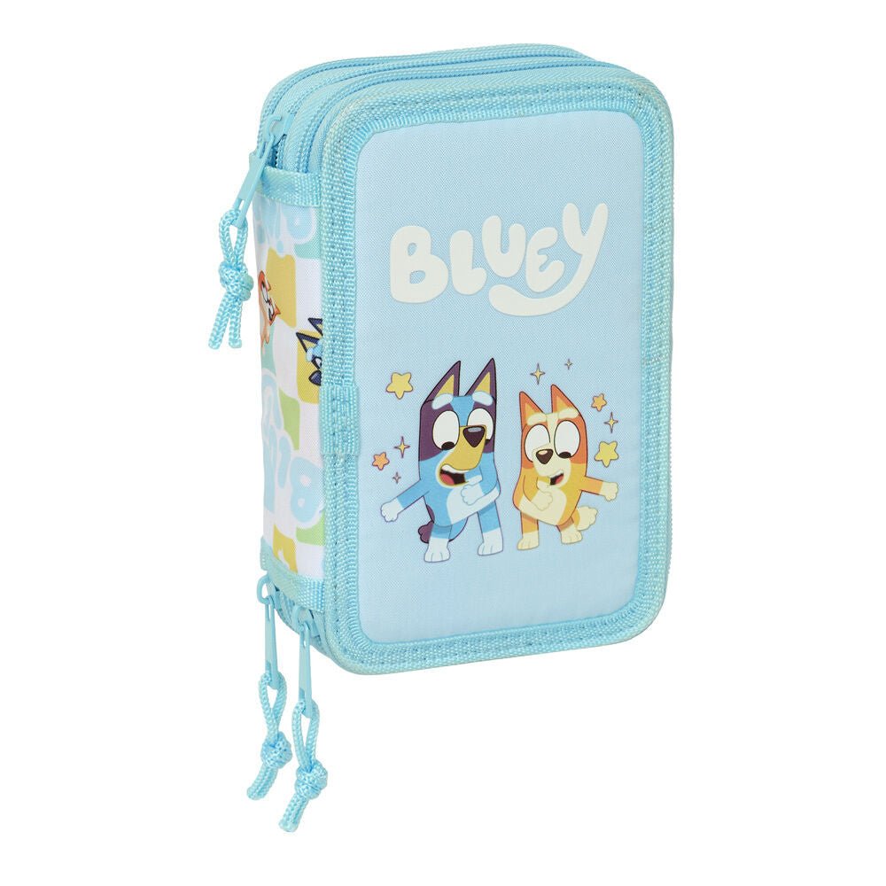 Bluey Ready triple pencil case 37pcs