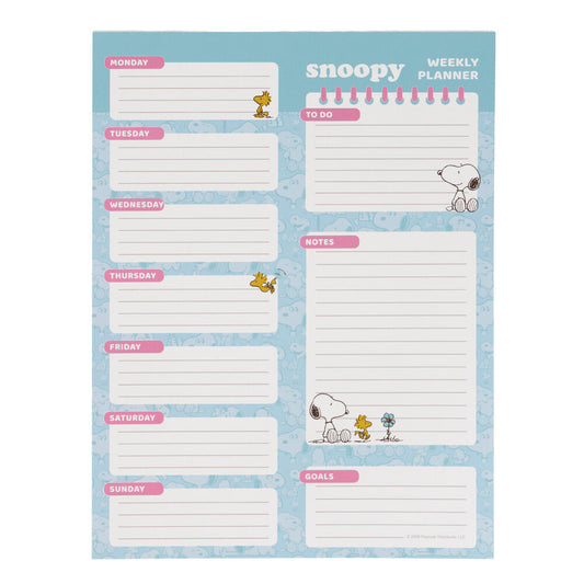 Snoopy weekly planner