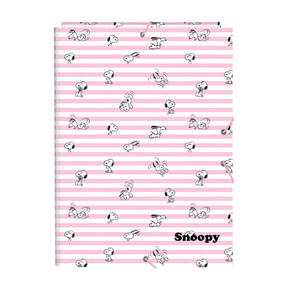 Snoopy A4 cardboard binder with flaps Nerdscape