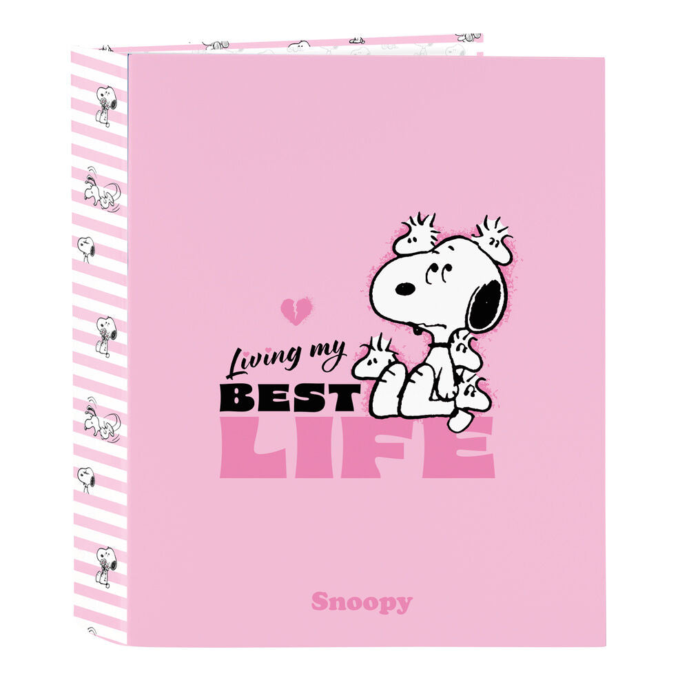 Snoopy A4 cardboard 4 rings binder Nerdscape