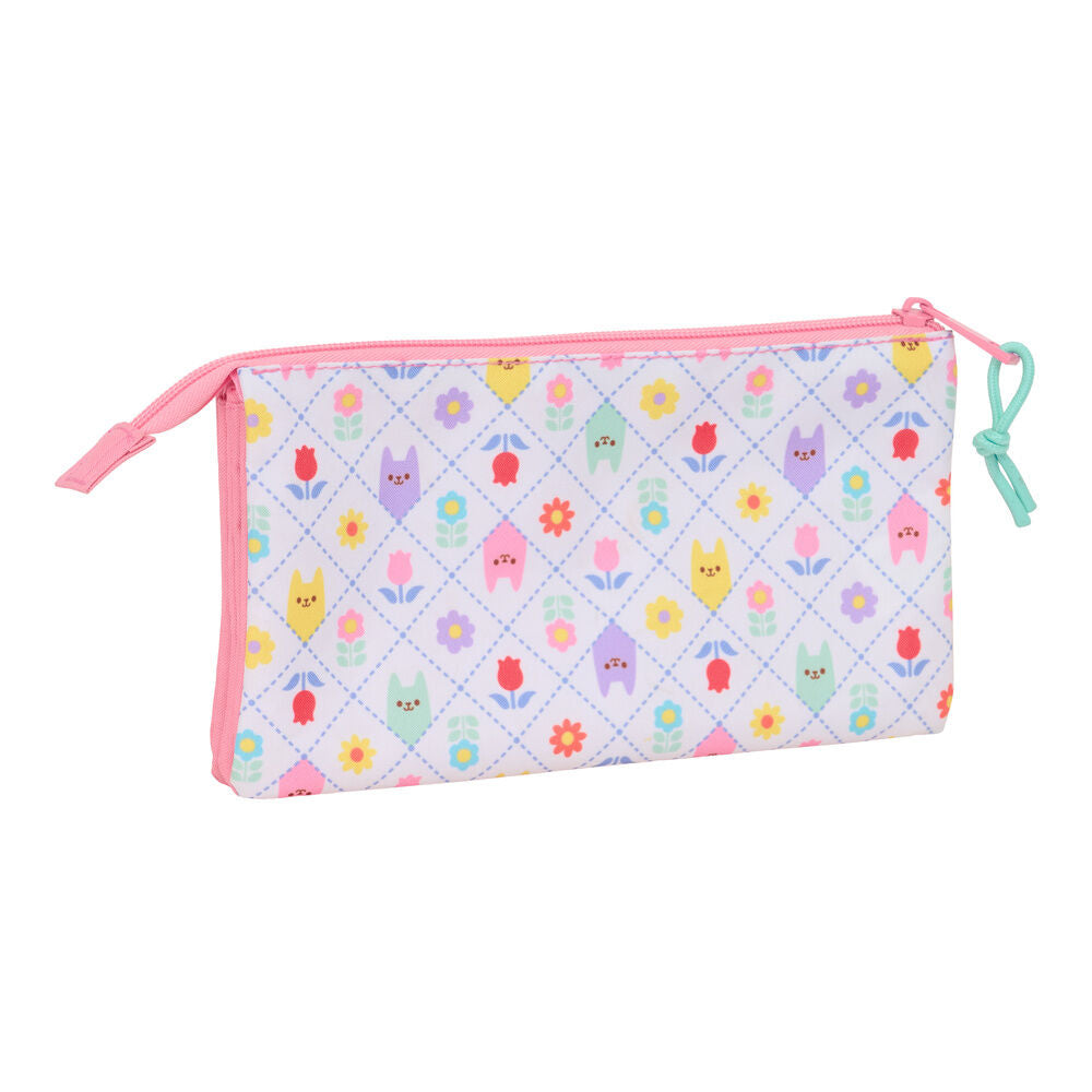 Gabby's Dollhouse triple pencil case