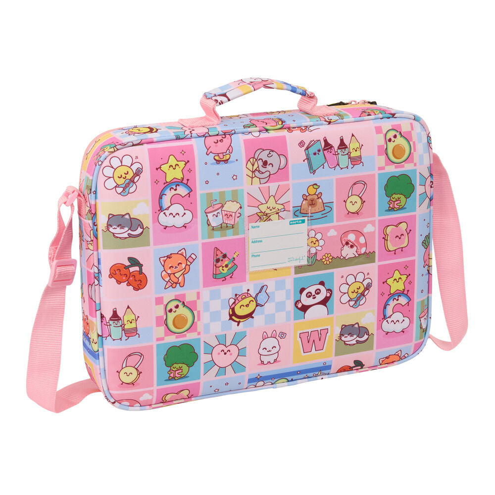 Mr. Wonderful Comic school briefcase