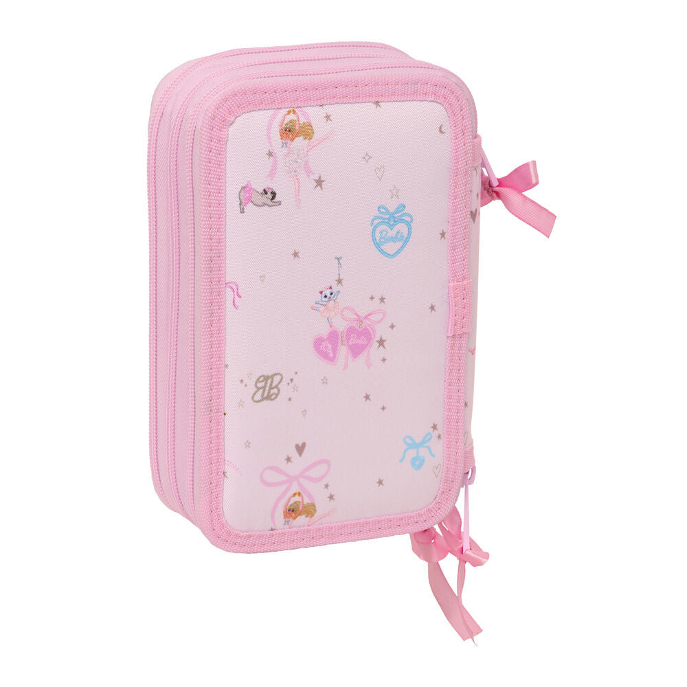 Barbie Ballet triple pencil case 37pcs