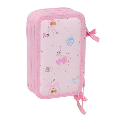 Barbie Ballet triple pencil case 37pcs