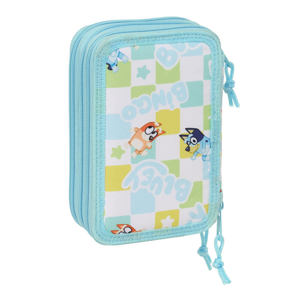 Bluey Ready triple pencil case 37pcs