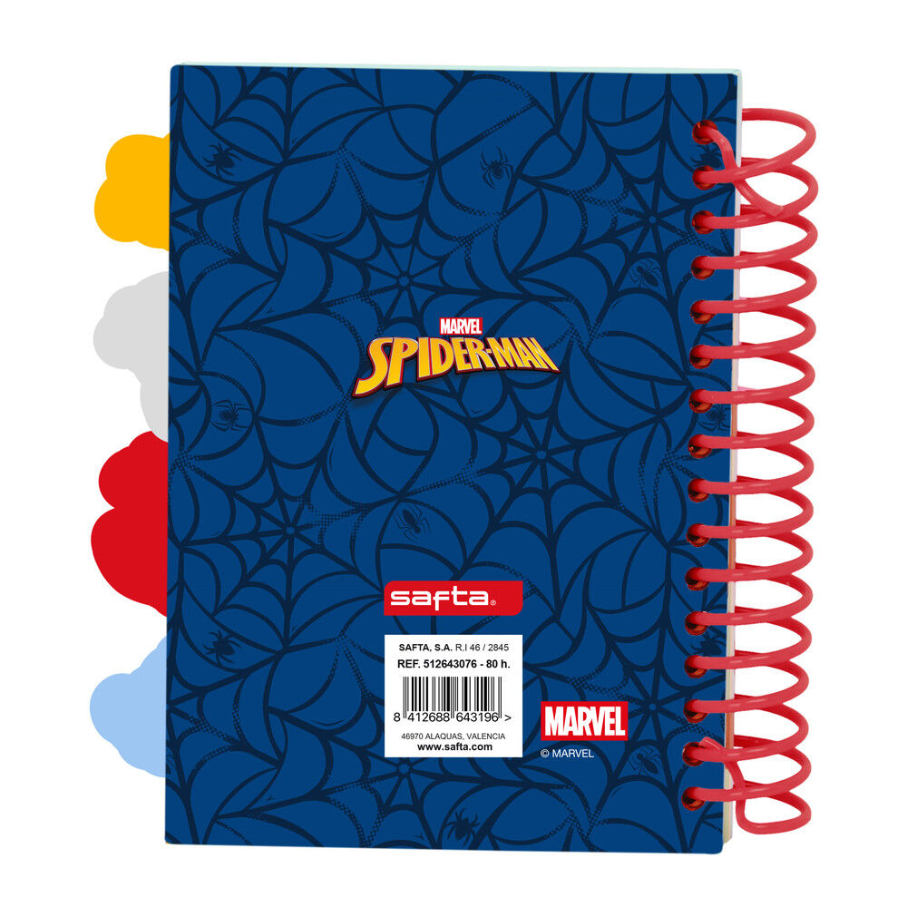 Marvel Spiderman A6 notebook Nerdscape