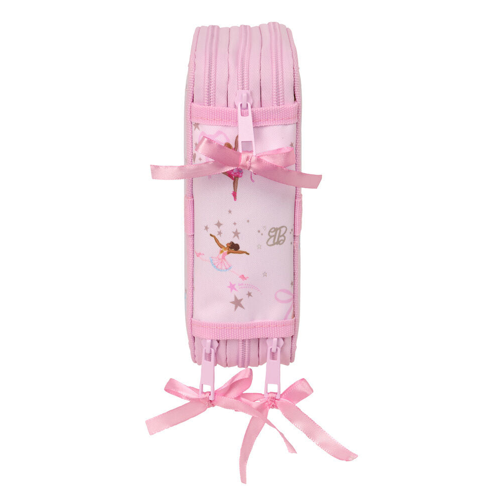 Barbie Ballet triple pencil case 37pcs