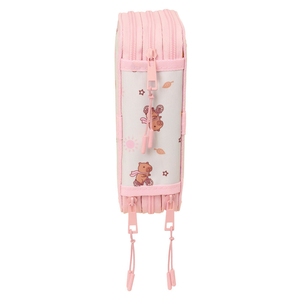 Capybara triple pencil case 37pcs