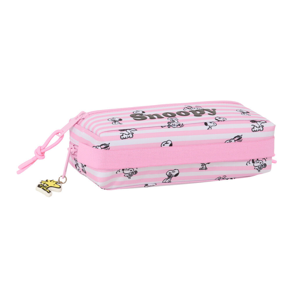 Snoopy triple pencil case Nerdscape