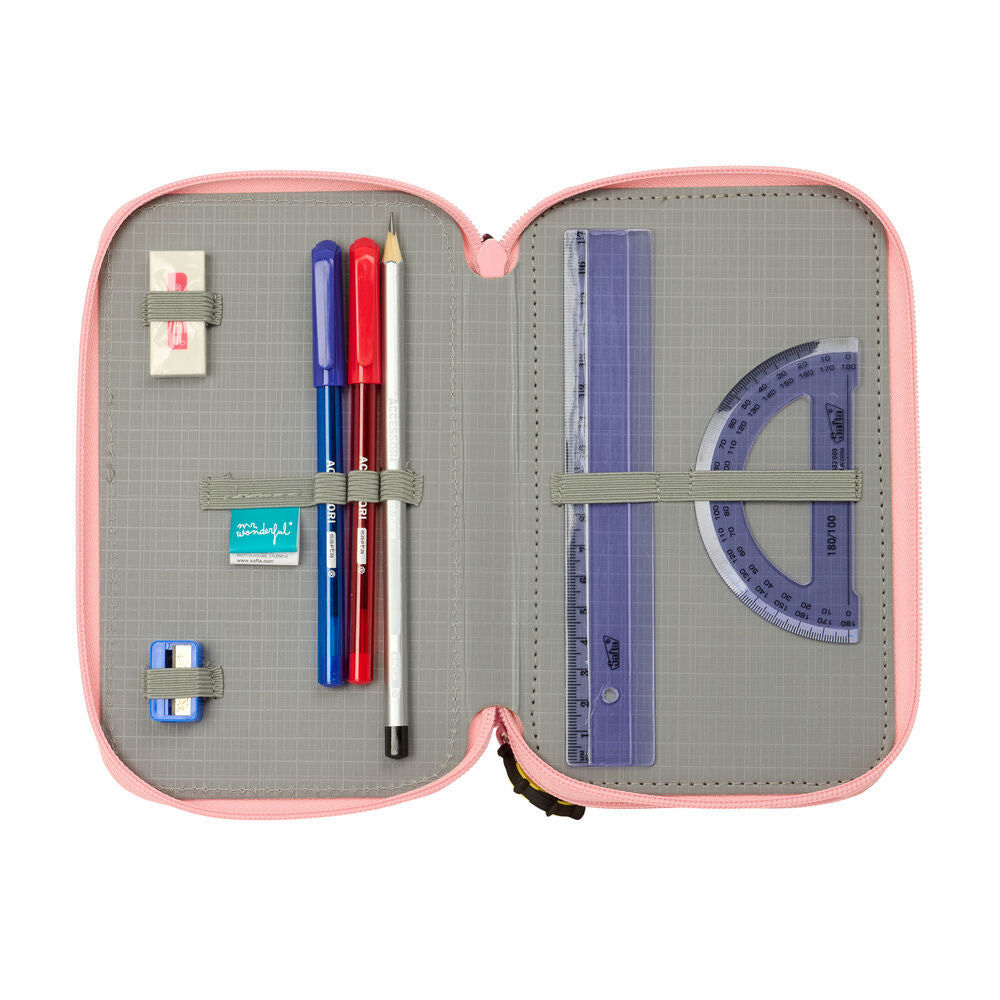 Mr. Wonderful Comic triple pencil case 37pcs Nerdscape