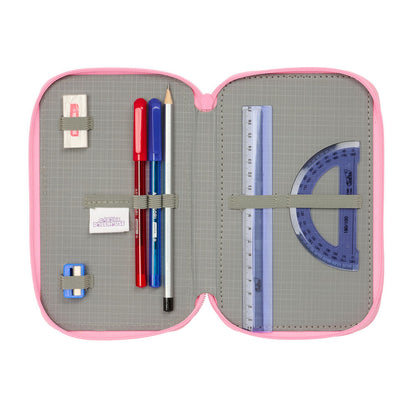 Gabby's Dollhouse triple pencil case 37pcs