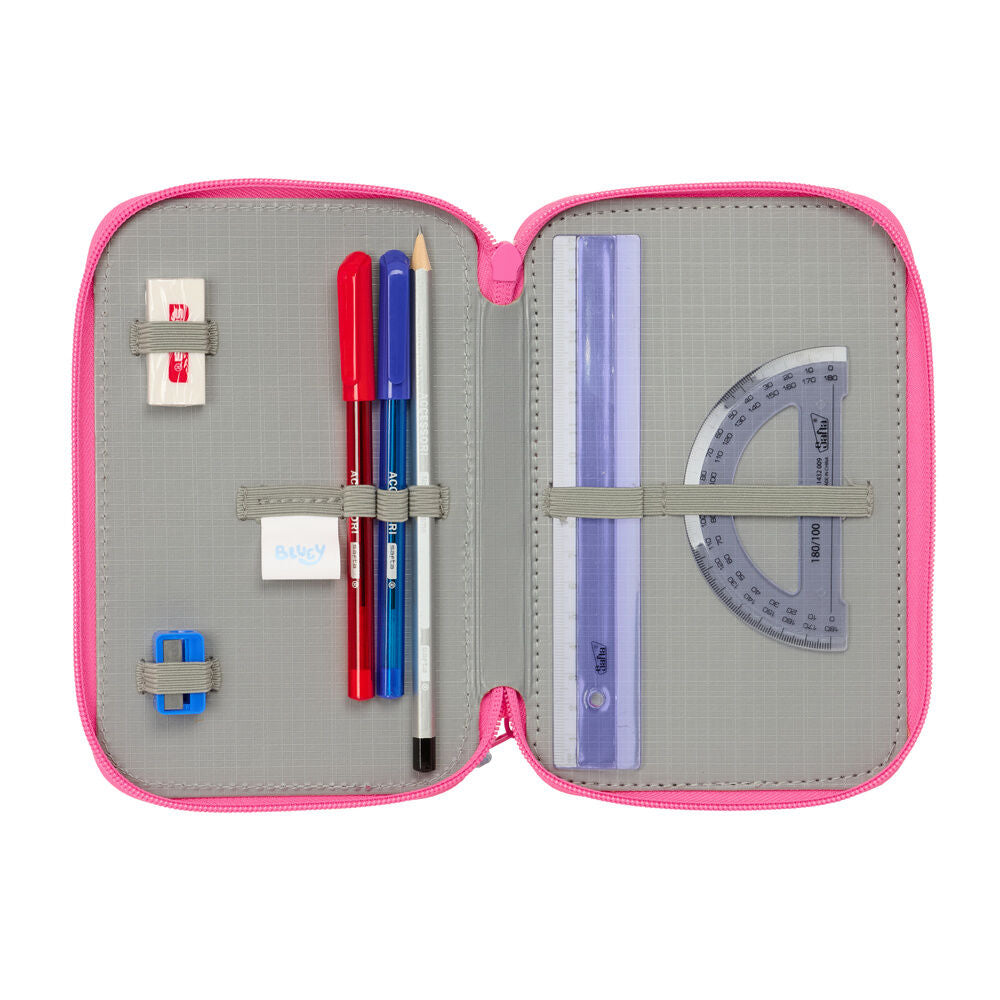 Bluey Dance triple pencil case 37pcs