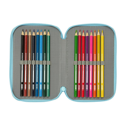 Bluey Ready triple pencil case 37pcs