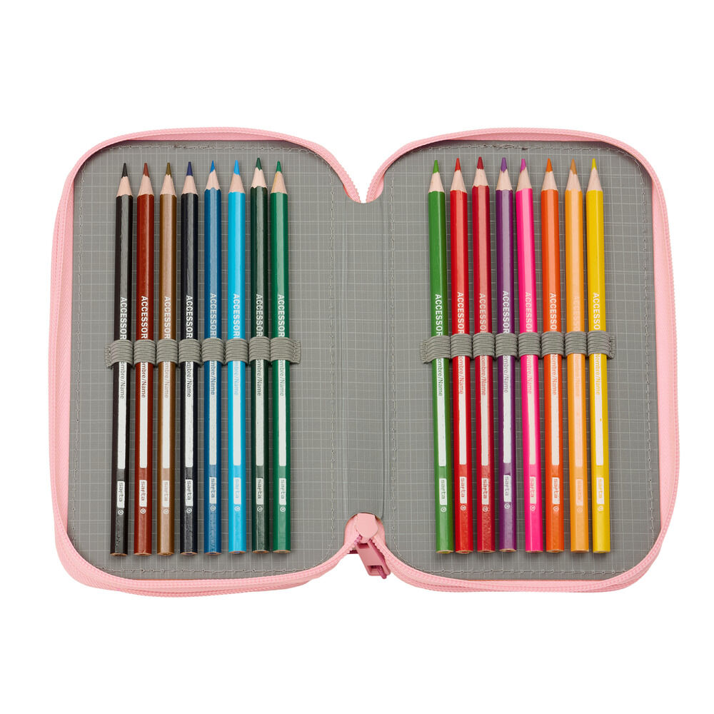 Capybara triple pencil case 37pcs