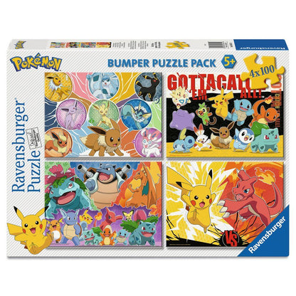 Pokemon puzzle 4x100pcs