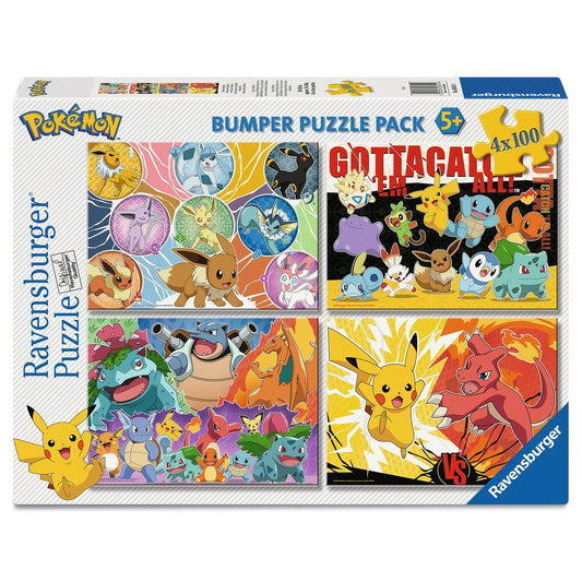 Pokemon puzzle 4x100pcs