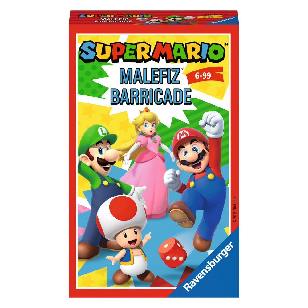 Super Mario Malefiz Barricade travel game Nerdscape