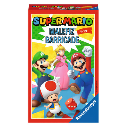 Super Mario Malefiz Barricade travel game Nerdscape