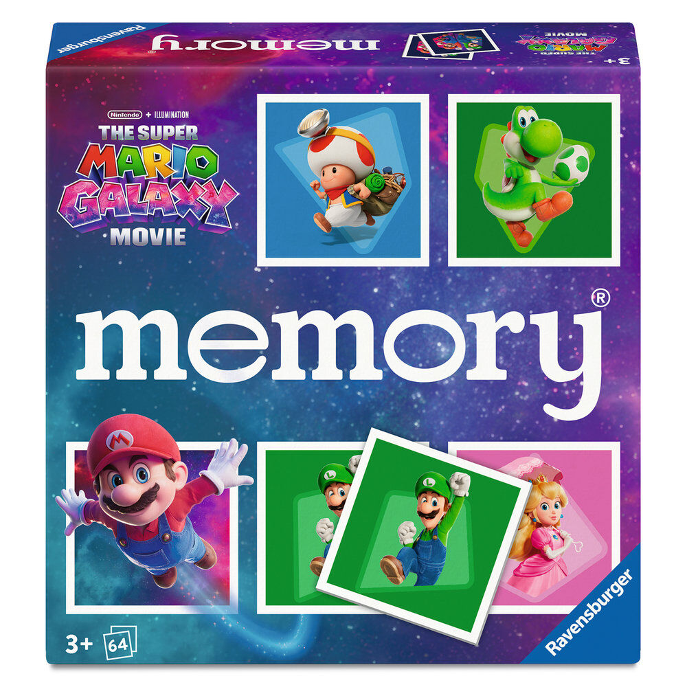 Super Mario Bros - Super Mario Galaxy Movie pocket memory game