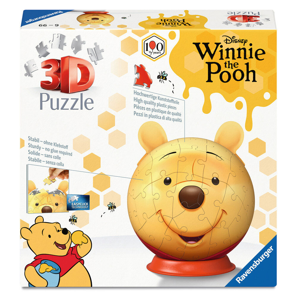 Disney Winnie The Pooh puzzle Ball 3D 72pcs Nerdscape