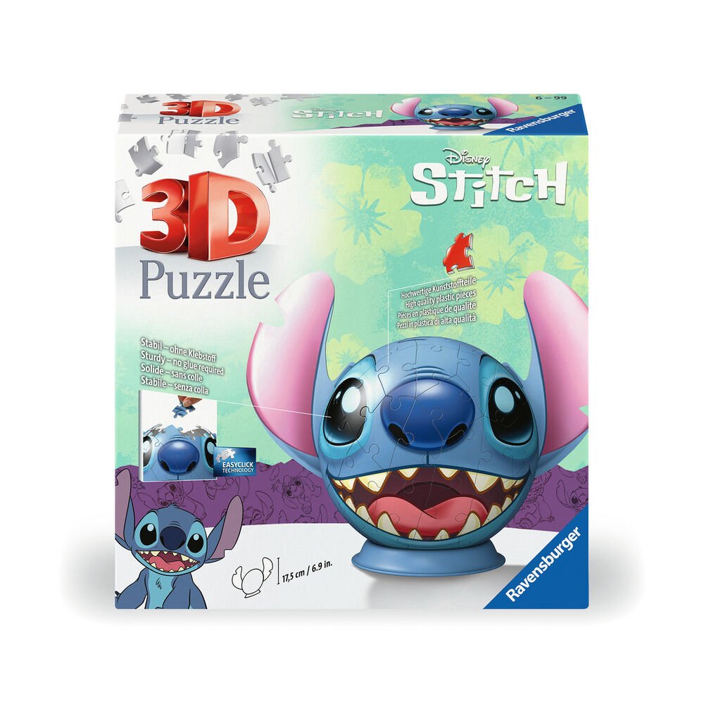 Disney Stitch puzzle Ball 3D 72pcs