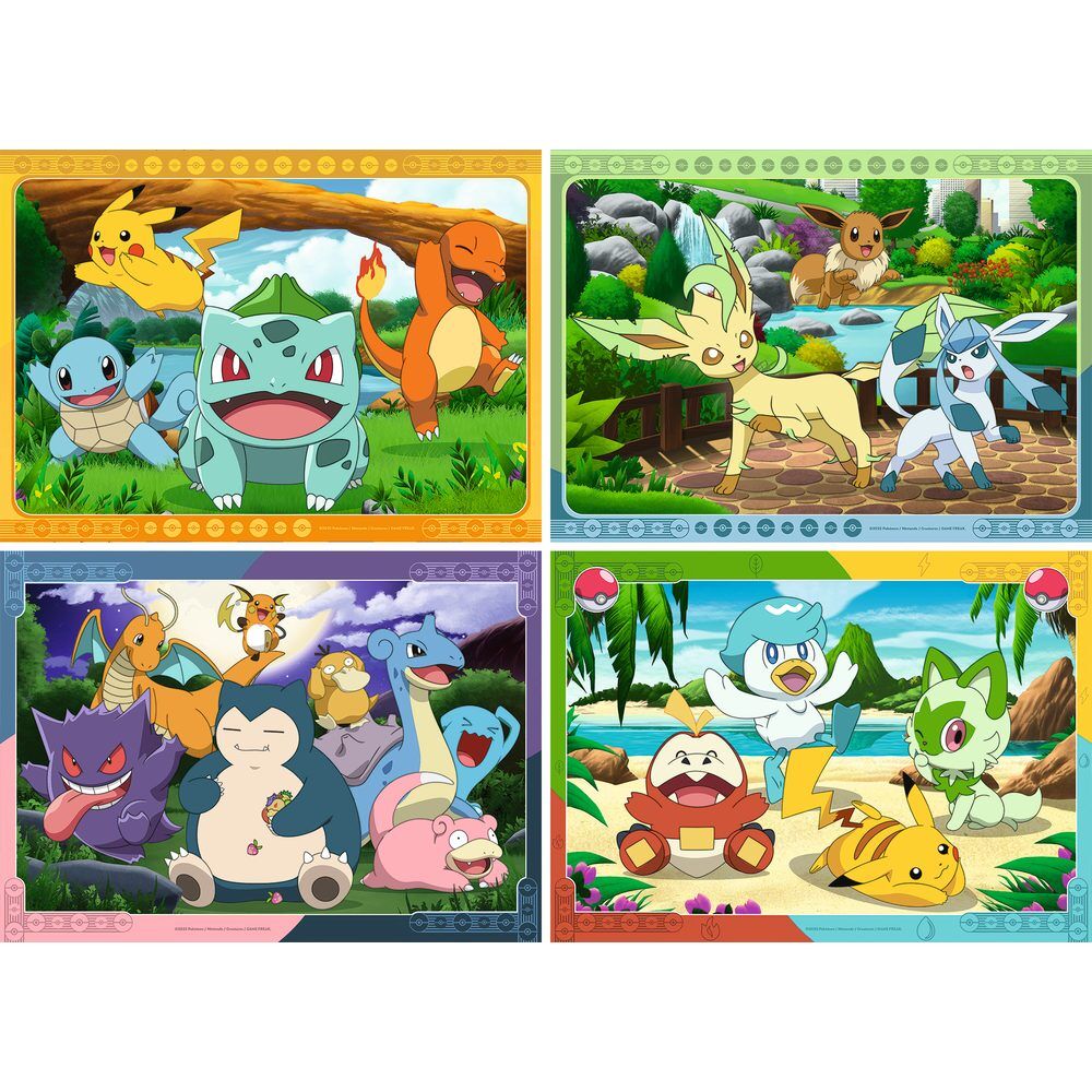 Pokemon puzzle 4x100pcs Nerdscape