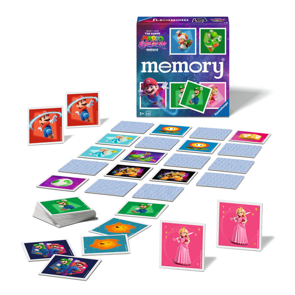 Super Mario Bros - Super Mario Galaxy Movie pocket memory game
