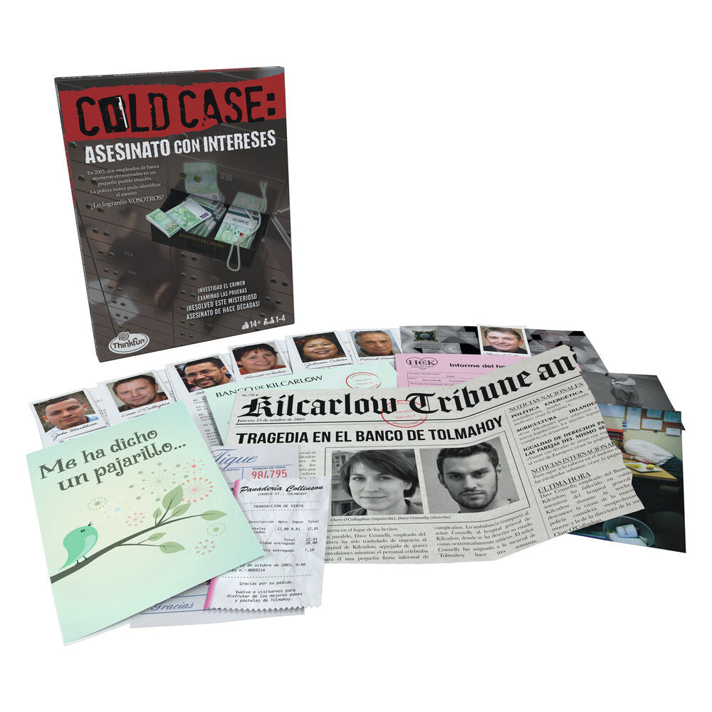 Murder with interest cold case board game