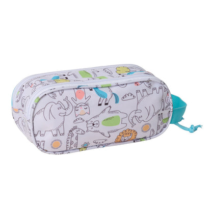 Lion 3D double pencil case