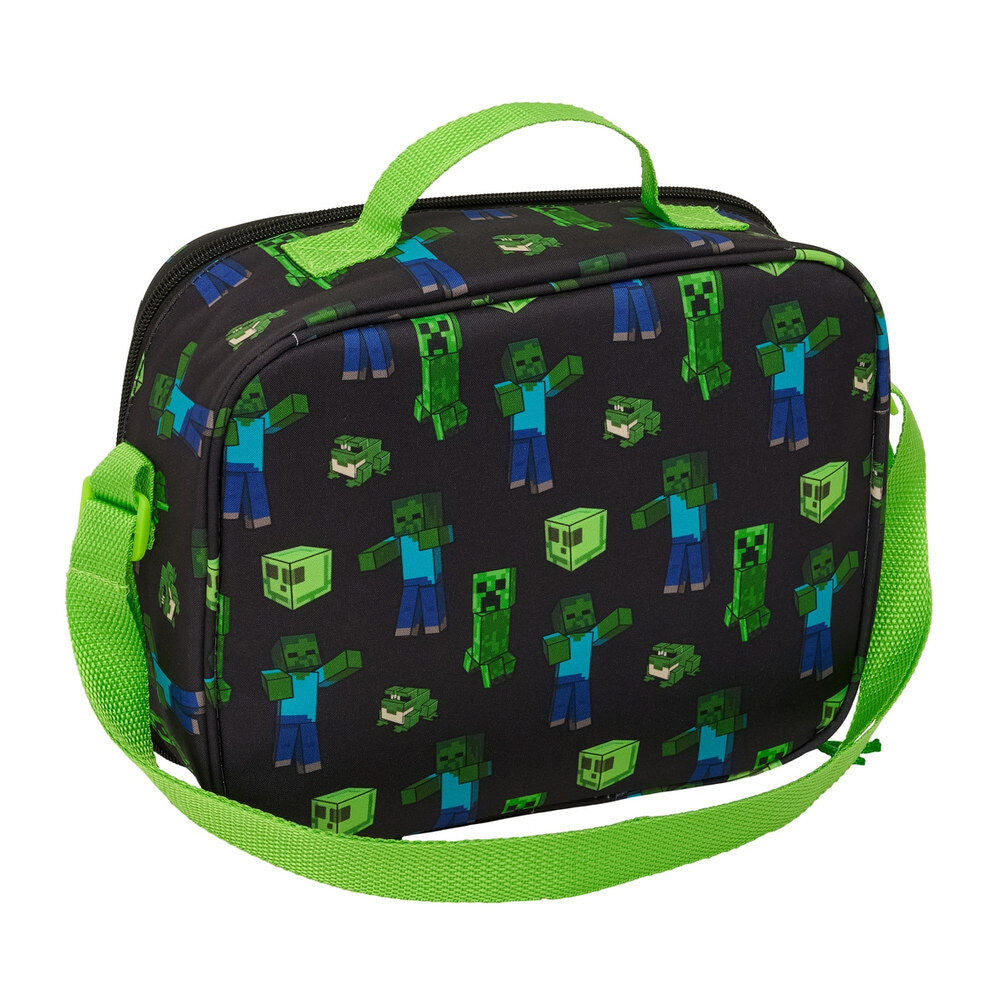 Minecraft 3D thermal lunch bag Nerdscape