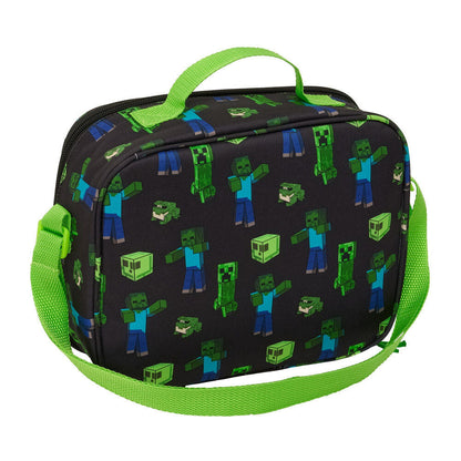 Minecraft 3D thermal lunch bag Nerdscape