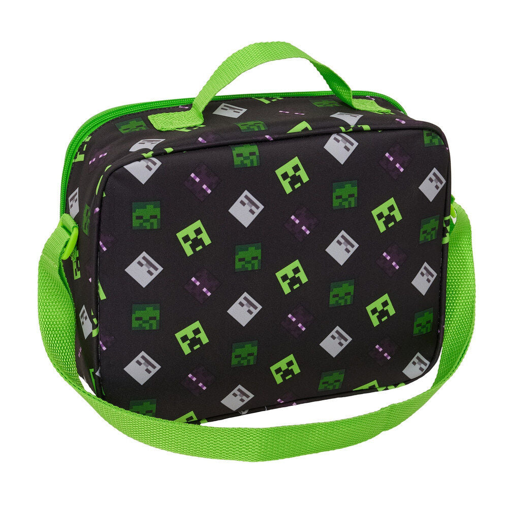 Minecraft 3D thermal lunch bag Nerdscape