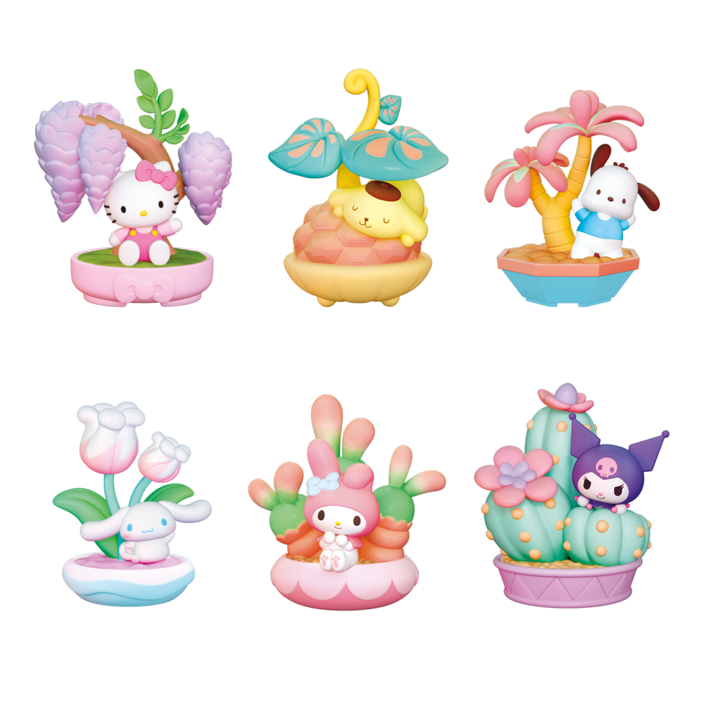 Hello Kitty and Friends Memo Stand Potted Delight assorted figure Nerdscape