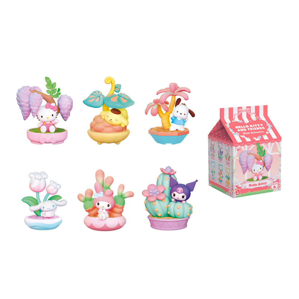 Hello Kitty and Friends Memo Stand Potted Delight assorted figure Nerdscape