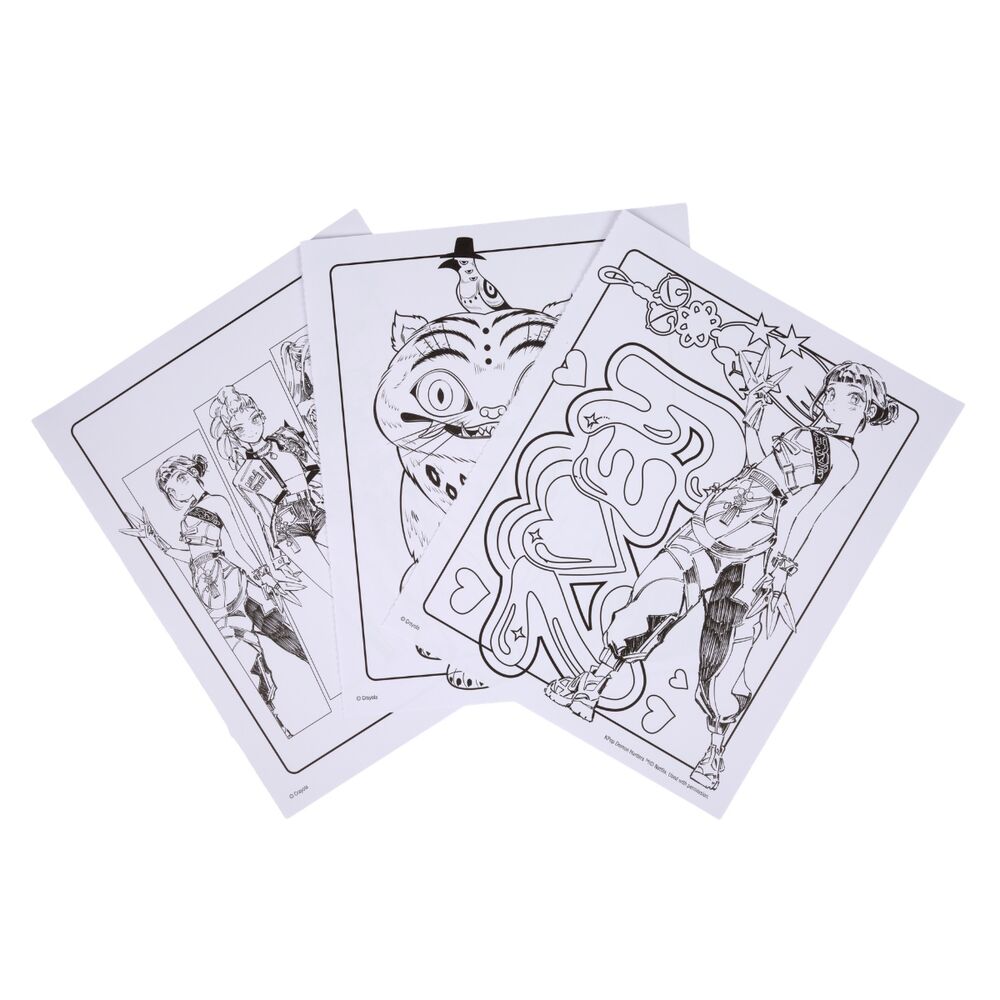 Kpop Demon Hunter comic book coloring book + poster set
